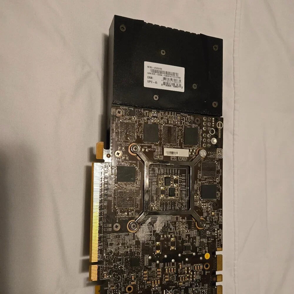 MSI NVIDIA GeForce GTX 760 GDDR5 2GB Graphics Card - Used for parts non working
